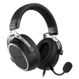 Casti gaming cu fir Hator Hypergang 3, material membrana compozit, frecventa raspuns 10Hz-44kHz, impendanta 32Ω, putere maxima 30mW, microfon detasabil unidirectional, sensibilitate -38 ±3dB, negru