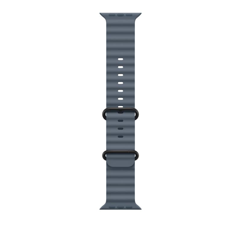 49mm Anchor Blue Ocean Band - Black Titanium Finish