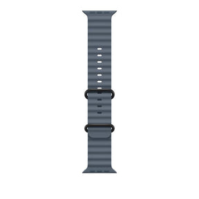 49mm Anchor Blue Ocean Band - Black Titanium Finish