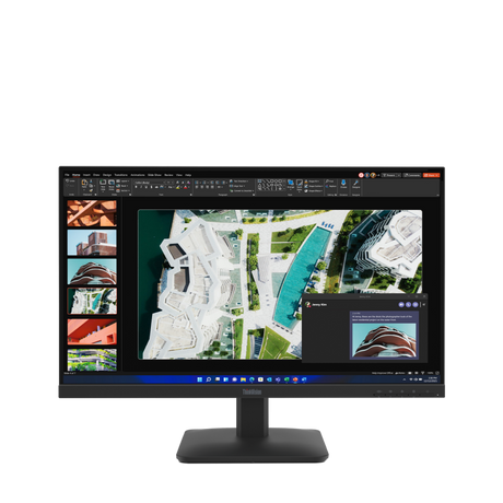 Monitor  Lenovo ThinkVision S27-4e; 27"IPS, FHD (1920x1080), 16:9, Brightness: 300 cd/m², Contrast ratio: 1500:1, Response time: 4ms GtG (Extreme mode) / 6ms GtG (Typical mode), Dot / Pixel Per Inch: 82 dpi, Color Gamut: 99% sRGB, View angle: 178° / 178°, Stand: Tilt Stand, Side Bezel Width: 2.0 mm