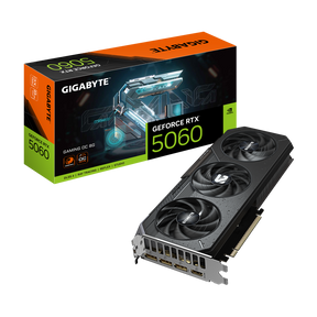Placa Video GIGABYTE GEFORCE RTX 5060 GAMING OC 8GB GDDR7 128 bit, PCIE 5.0, 3x DP 1x HDMI