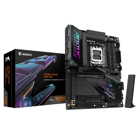 Placa de baza Gigabyte X870E AORUS PRO X3D, Socket AM5, DDR5, ATX