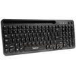 Tastatura wireless SPACER, 102 taste, low profile keycap, suport telefon, 1 baterie AAA inclusa, neagra