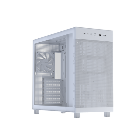 Carcasa ASUS PRIME AP303 TG White, Mid Tower, White