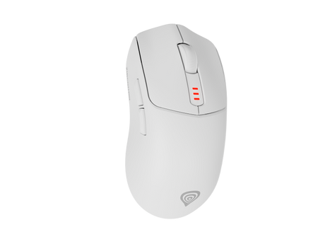 Mouse Gaming Wireless GENESIS Zircon 500, 10000 DPI, Alb