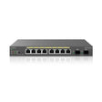 EnGenius Managed / stand-alone Desktop 8-port GbE 55W  Switch (PoE+) with 2x SFP 8-port GbE PoE switch.af/at(+) 55W, 2xSFP Desktop/Wall Mount