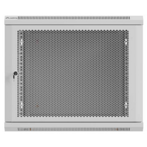 Dulap rack de perete 19", 9U, 600x600 mm, pentru asamblare, usa metalica, RAL7035, gri