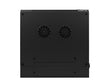 Dulap rack 19" perete secțiune dublă 9U / 600x600 (flat pack) negru