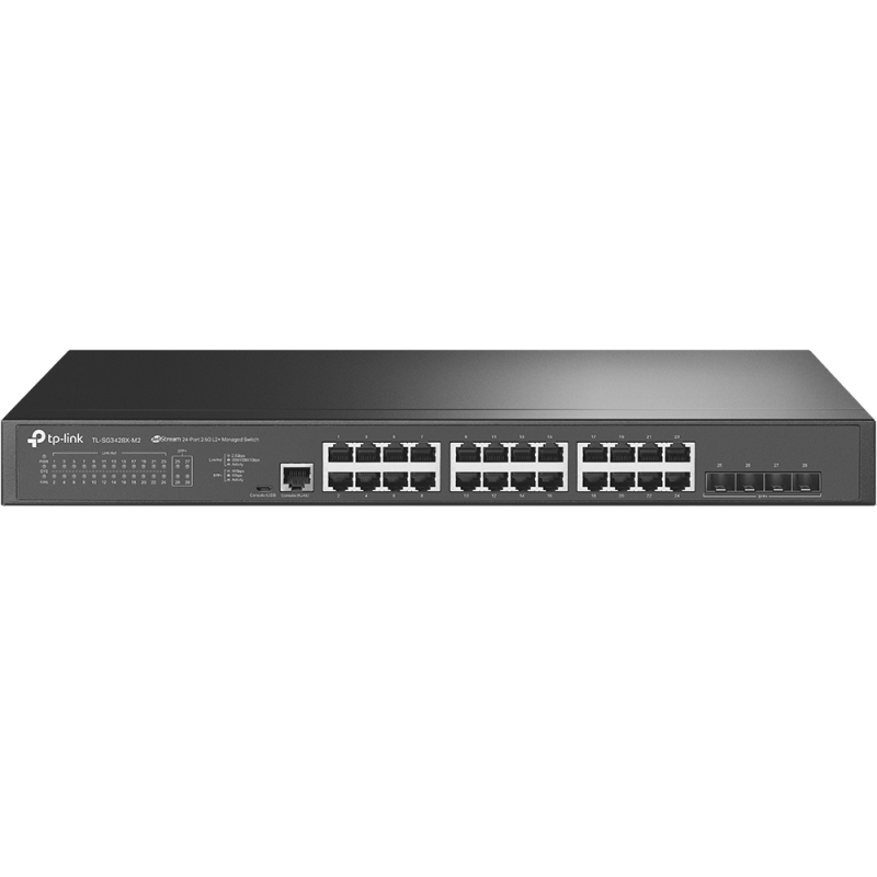 Switch TP-Link TL-SG3428X-M2, 2.5G, 24 porturi