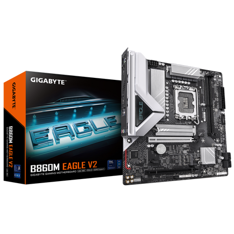 Placa de baza Gigabyte B860M EAGLE V2, Socket 1851, DDR5, Micro-ATX