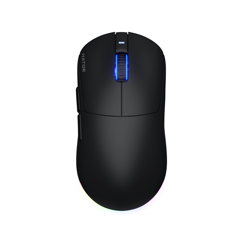 Mouse Gaming Wireless Hator Quasar 3 Wireless, 12000 DPI, negru