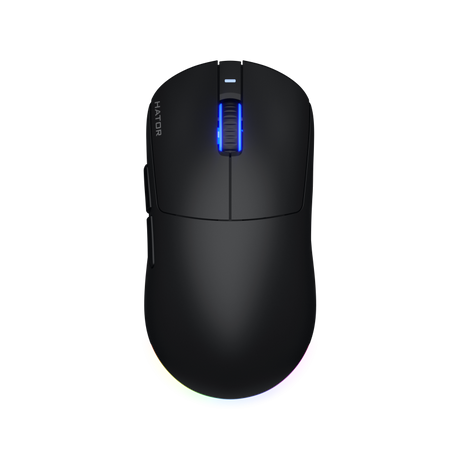 Mouse Gaming Wireless Hator Quasar 3 Wireless, 12000 DPI, negru