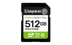 Card de Memorie SDXC Kingston,512GB,Canvas Select Plus
