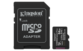 Card de Memorie MicroSDXC Kingston,64GB,Canvas Select Plus,Cu Adaptor