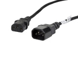 Cablu IEC 320 C13  C14 1,8 m VDE negru