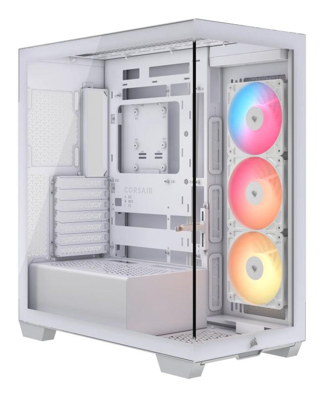Carcasa Corsair 3500X RS-R ARGB, Mid Tower, White