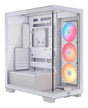 Carcasa Corsair 3500X RS-R ARGB, Mid Tower, White