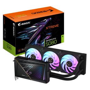 Placa Video GIGABYTE AORUS GEFORCE RTX 5080 XTREME WATERFORCE 16GB GDDR7 256 bit, 3x DP 1x HDMI
