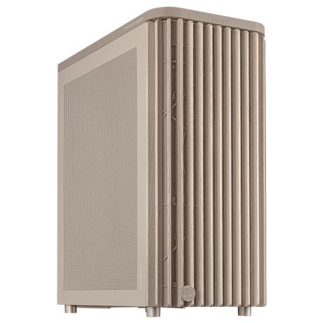 Carcasa ASUS Proart PA401 Wood Mesh PWM Beige, Mid Tower, Beige
