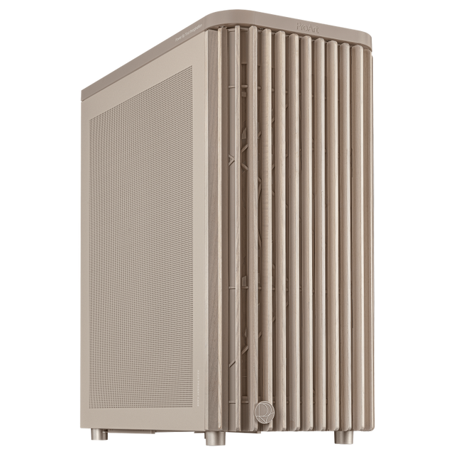 Carcasa ASUS Proart PA401 Wood Mesh PWM Beige, Mid Tower, Beige