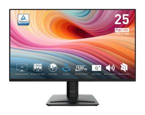 Monitor Consumer MSI PRO MP252 E2, 24.5", 1920 x 1080 pixeli, Black, 2 ani Garantie