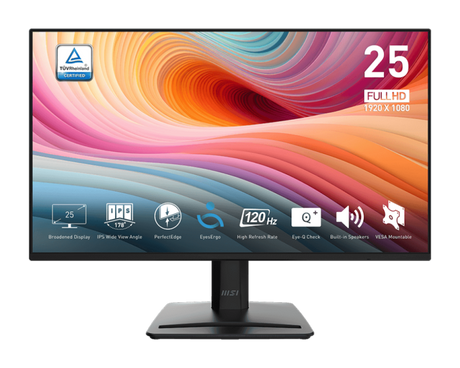 Monitor Consumer MSI PRO MP252 E2, 24.5", 1920 x 1080 pixeli, Black, 2 ani Garantie