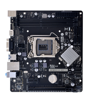Placa de Baza BIOSTAR H81MV3 3.0 LGA1150, 2x DDR3, 1x PCIE 2.0 x1 1x PCIE 2.0 x16, 1x VGA 1x HDMI, 2x SATA II 3GB/s 2x SATA III 6GB/s, mATX