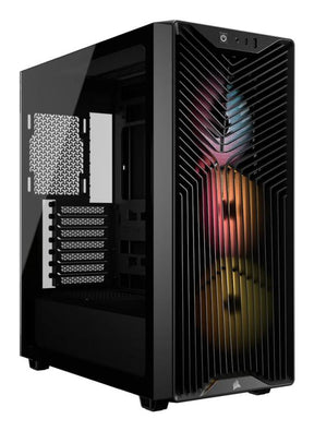 Carcasa CORSAIR 3200D RS ARGB, Mid Tower, Black