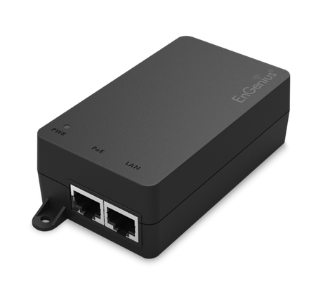 Adaptor POE EnGenius Indoor, 1 port GbE 110~240VAC-in proprietary 54V/0.6A-out (Pin4-5:54V/pin7-8:return), capacitate 100m
