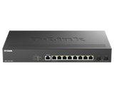 Switch D-Link DMS-1250-10SP , 8 porturi Gigabit, 2 porturi SFP+, Protocol 802.1D STP 802.1s MSTP 802.1w RSTP, rackabil