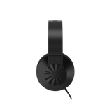 Casti Gaming Lenovo H210; Conectivitate: Wired via 3.5 mm; Lungime/Tip cablu: 2m, TPE cable; Audio Input: 4 - pole single 3.5 mm; Dimensiuni (L x D x H): 210 x 200 x 105 mm; Greutate: 339 g; Garantie: 1 an