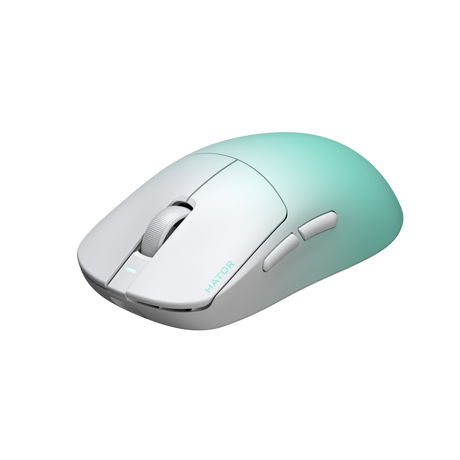 Mouse wireless Hator Quasar 3S ULTIMA 8K, senzor PixArt PAW3950, switch HATOR® Optical 100M, conectivitate 2.4GHz, bluetooth si USB, polling rate pana la 8000Hz, rezolutie maxima 30000 DPI, capacitate baterie 300 mAh, durata de viata baterie in modul wireless pana la 100 ore, timp incarcare 2 ore