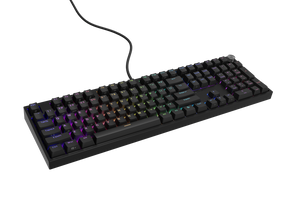 GAMING KEYBOARD GENESIS THOR 404 US LAYOUT RGB BACKLIGHT MECHANICAL BLACK GATERON YELLOW PRO