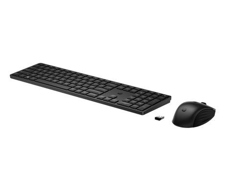 HP 655 Wireless Mouse and Keyboard Combo, Culoare: Negru, Dimensiuni: 428,22 x 115,47 x 18,06 mm (tastatură); 120,28 x 69,95 x 41,39 mm (mouse), Greutate: 0,4 kg (tastatură); 0,08 kg (mouse), Garantie 1 an