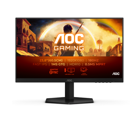 Monitor Gaming AOC 24G42E, 24", 1920 x 1080 pixeli, Black, 3 ani Garantie