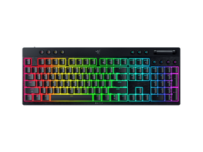 Tastatura mecanica wireless Razer Blackwidow V4 Low profile HyperSpeed, switch Razer™ Low-profile Mechanical Switches (Yellow Linear Switch), 110 taste, iluminare Razer™ Chroma RGB, negru