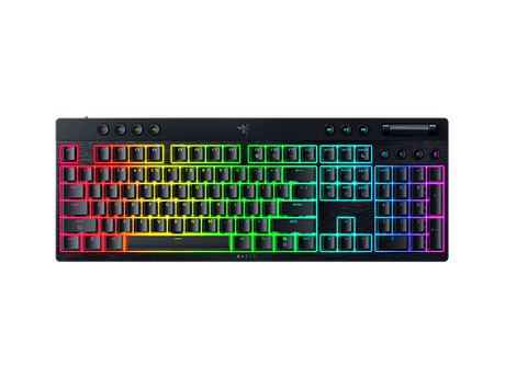 Tastatura mecanica wireless Razer Blackwidow V4 Low profile HyperSpeed, switch Razer™ Low-profile Mechanical Switches (Yellow Linear Switch), 110 taste, iluminare Razer™ Chroma RGB, negru