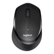 Mouse Wireless Logitech M330 SILENT PLUS, 1000 dpi, Negru