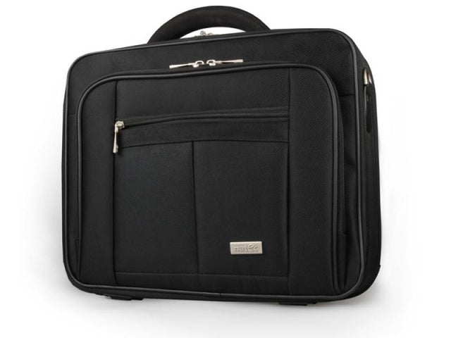 Geanta laptop Natec Boxer, compatibilitate dimensiune laptop 15.6"-16", 3 compartimente, material Nylon 1680D, negru