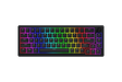 Tastatura cu fir Hator Skyfall 65, interfata USB, switch HATOR Aurum Sterling linear, material tasta OMA, buton de control multimedia, sistem de anulare a zgomotului integrat, negru