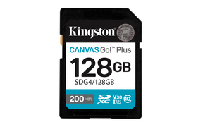 Card de Memorie SD Kingston 128GB  Canvas GO Plus CL 10