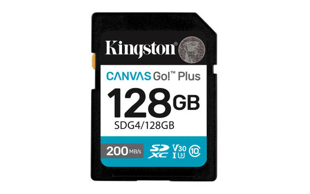 Card de Memorie SD Kingston 128GB  Canvas GO Plus CL 10
