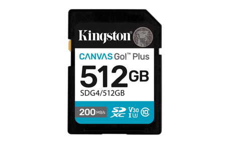 Card de Memorie SD Kingston 512GB Canvas GO plus CL 10