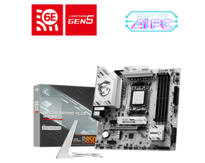 Placa de baza MSI B850M GAMING PLUS WIFI6E, Socket AM5, DDR5, Micro-ATX