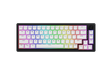 Tastatura wireless Hator Skyfall 60, interfata 2.4GHz, BT5.3, USB, polling rate 1000Hz, capacitate baterie 2000mAh, switch HATOR Aurum Sterling linear, material tasta OMA, buton de control multimedia, sistem de anulare a zgomotului integrat, alb-negru