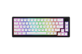 Tastatura wireless Hator Skyfall 60, interfata 2.4GHz, BT5.3, USB, polling rate 1000Hz, capacitate baterie 2000mAh, switch HATOR Aurum Sterling linear, material tasta OMA, buton de control multimedia, sistem de anulare a zgomotului integrat, alb-negru