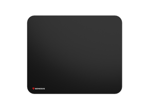 Mousepad Genesis Carbon 500 L Logo, material cauciuc + material textil, impermeabil, dimensiuni 400 x 330 x 2.5 mm, negru