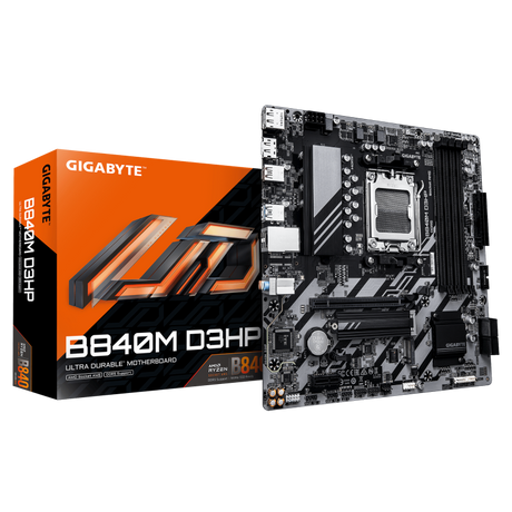 Placa de baza Gigabyte B840M D3HP, Socket AM5, DDR5, Micro-ATX