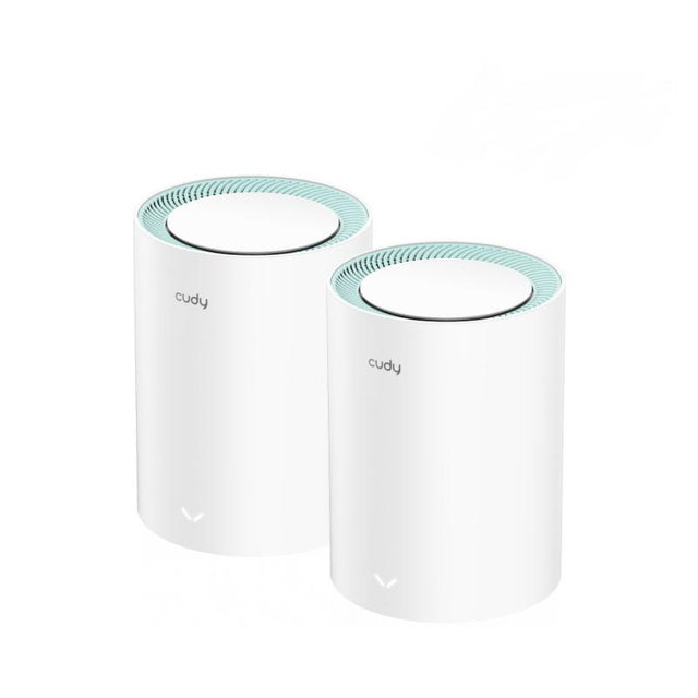 Sistem Mesh dual band wireless Gigabit Cudy ROUT-WLESS-M1300/2-CDY, 2.4/5 GHz, 867 Mbps, 120 m, 2 dispozitive