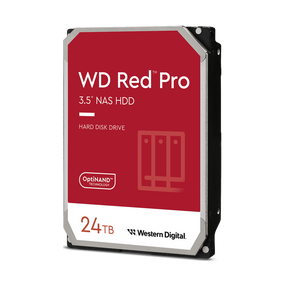 Western Digital Red Pro . HDD capacity: 24 TB, HDD speed: 7200 RPM, Storage drive buffer size: 512 MB, HDD size: 3.5", Interface: Serial ATA